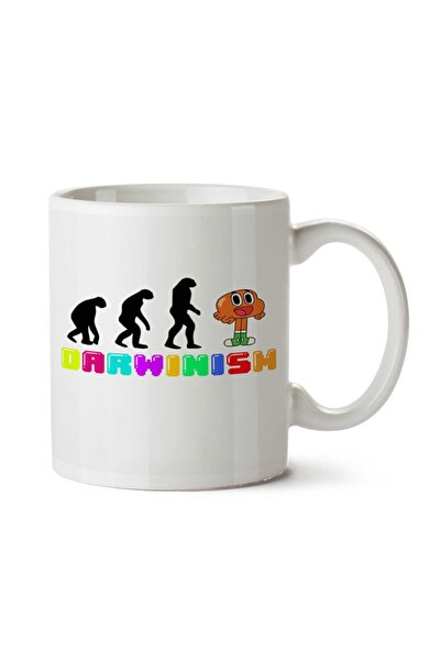 ART HEDİYE كوب غامبول داروين مطبوع على الجانبين