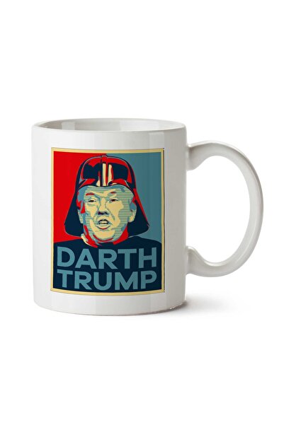 ART HEDİYE كوب دارث ترامب ريبابليكان كانديت ستار وورز مطبوع على الجانبين