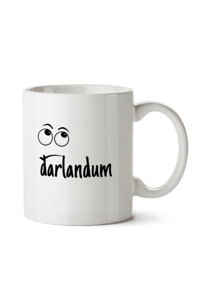 ART HEDİYE كوب دارلاندوم م مطبوع على الجانبين