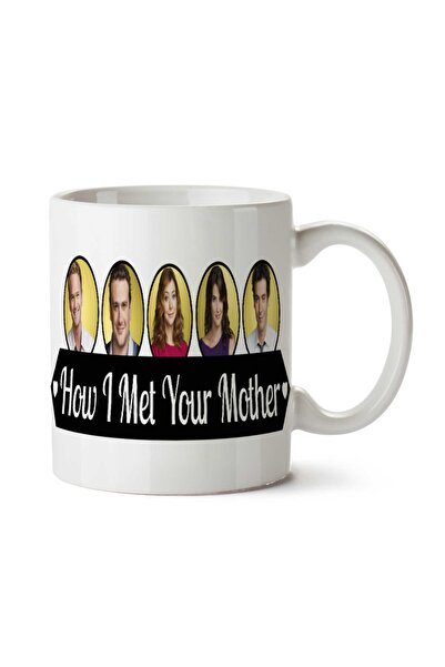 ART HEDİYE كوب مطبوع على الجانبين من How i Met Your Mother 3