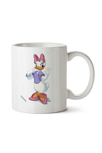 ART HEDİYE كوب ديزي داك شفاف مطبوع على الجانبين