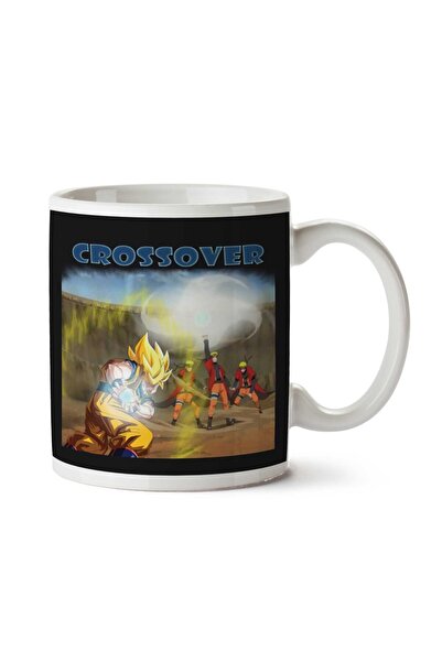 ART HEDİYE Goku vs Naruto Two Sided Printed Mug