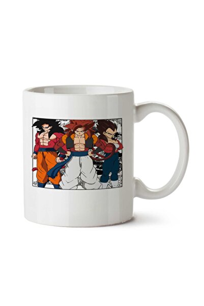 ART HEDİYE GOKU, VEGETA, GOGETA SSJ 4 Two Side Printed Mug