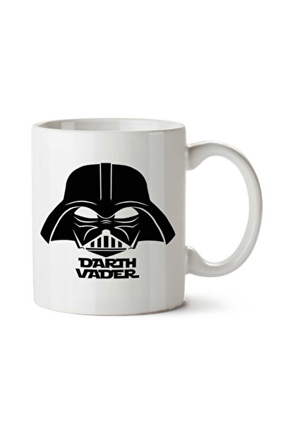 ART HEDİYE كوب دارث فيدر سترا وورز بتصميم أسود مطبوع على الجانبين