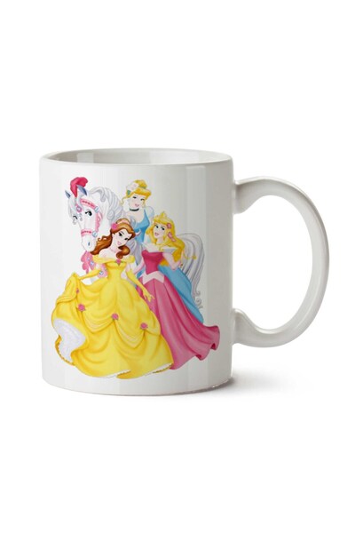 ART HEDİYE Disney-Princesses-Free-Download-PNG Two Side Printed Mug