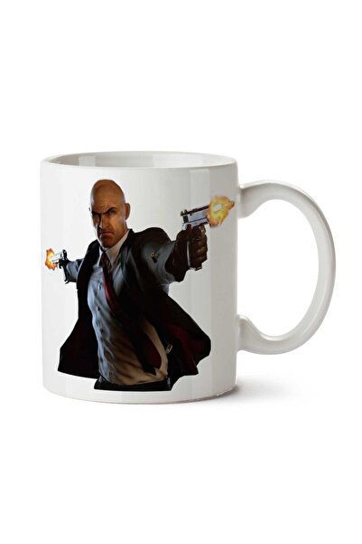 ART HEDİYE Hitman-Free-PNG-Image كوب مطبوع على الجانبين