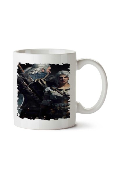 ART HEDİYE كوب سيري جيرالت دي ريفيا مطبوع على الجانبين