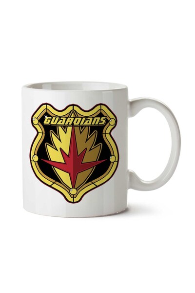 ART HEDİYE كوب مطبوع عليه وجهين من Guardians Of The Galaxy Badge