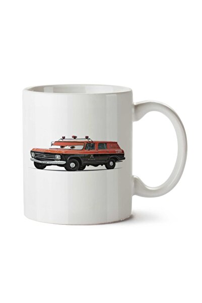 ART HEDİYE Chevrolet Veraneio Police Militar Cars Two Side Printed Mug Cup