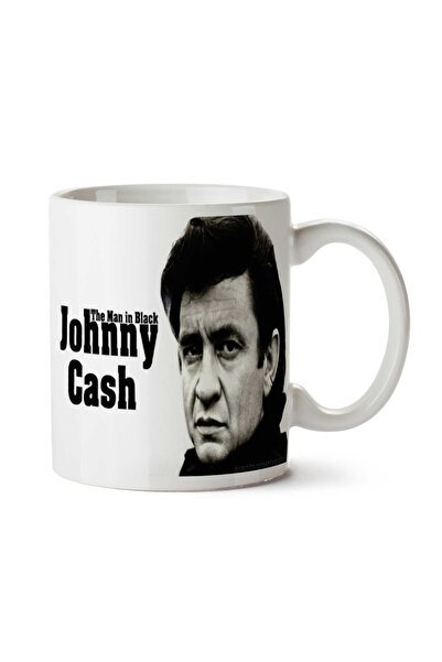 ART HEDİYE كوب جوني كاش مطبوع على الجانبين