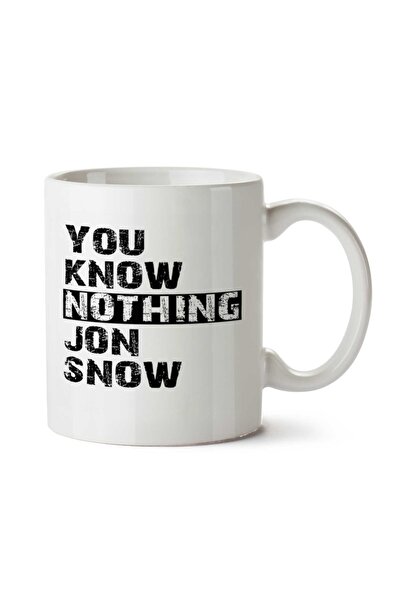 ART HEDİYE كوب مطبوع على الجانبين من Know Nothing