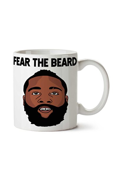 ART HEDİYE كوب مطبوع عليه وجهين من James Harden Fear The Beard