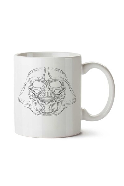 ART HEDİYE كوب دارث فيدر مطبوع على الجانبين