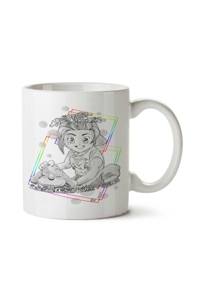 ART HEDİYE HM - كوب مطبوع على الجانبين من Desenho