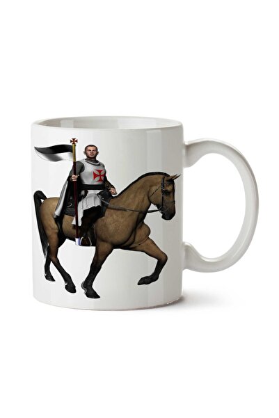 ART HEDİYE Knight-PNG-Pic Two Sided Printed Mug