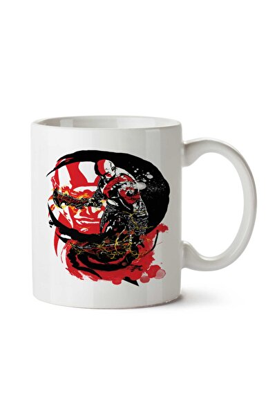 ART HEDİYE كراتوس - كوب إله الحرب مطبوع على الجانبين