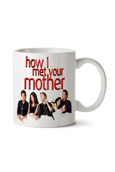 ART HEDİYE كوب مطبوع على الجانبين من How i Met Your Mother