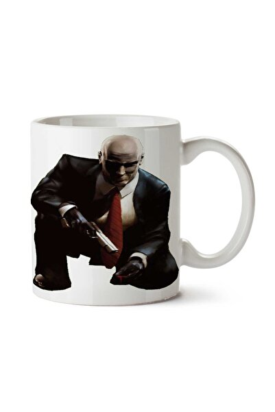 ART HEDİYE Hitman-Download-PNG كوب مطبوع على الجانبين