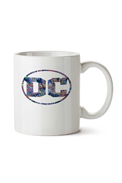 ART HEDİYE كوب مطبوع عليه شعار DC Comics على الجانبين