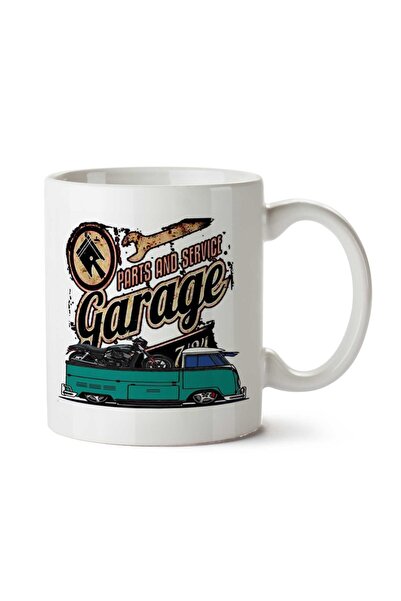 ART HEDİYE كوب كومبي جراج مطبوع على الجانبين