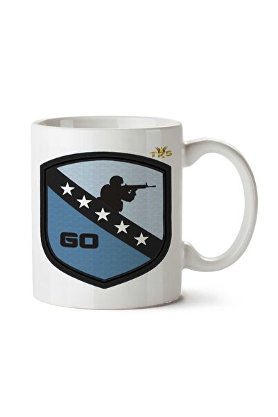 ART HEDİYE كوب CS GO FIVE STARS مطبوع على الجانبين