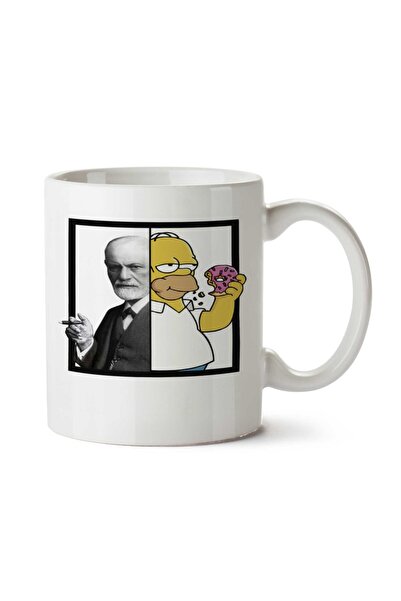 ART HEDİYE كوب هومر فرويد مطبوع على الجانبين