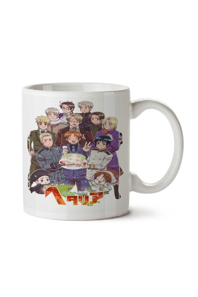 ART HEDİYE كوب هيتاليا تي شيرت مطبوع على الجانبين