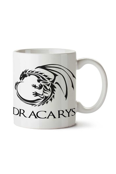 ART HEDİYE Dracarys كوب مطبوع على الجانبين