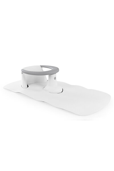 Dolu Kaymaz Önleyici Banyo Oturağı Gri