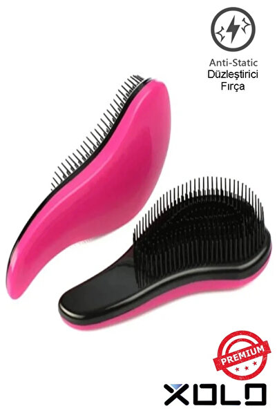 xolo Anti Statik Düzleştirici Tarak Geniş Aralıklı Saç Düzleştirici Saç Fırça...