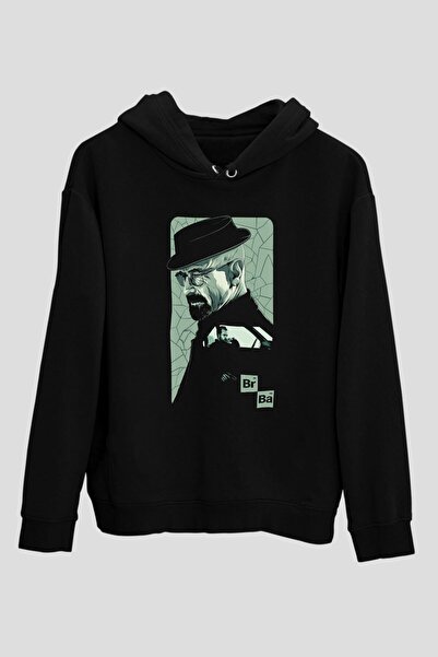 CONSTRAİN Μπλουζάκι με κουκούλα Breaking Bad Heisenberg Μαύρο Unisex