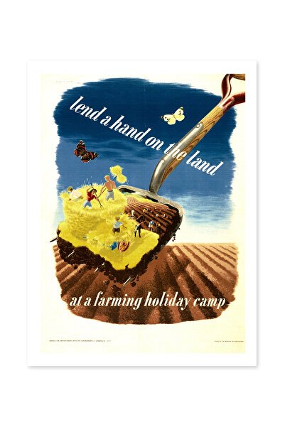 Beril Yamaç Design Studio Poster decorativ vintage pentru reproductii în tabe...