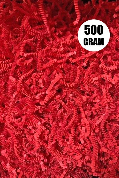 Uniq34 Red Cropped Paper| Zigzag Cropped Paper, Red Color 500 grams, A Quality