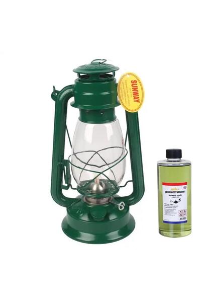 Sunway Gemici Feneri Gaz Lambası ve Kandil Yağı - Yeşil