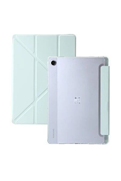 TEKNETSTORE Samsung Galaxy Tab A9 8.7 Inç SM-1210 Uyumlu Kalem Bölmeli Uyku M...