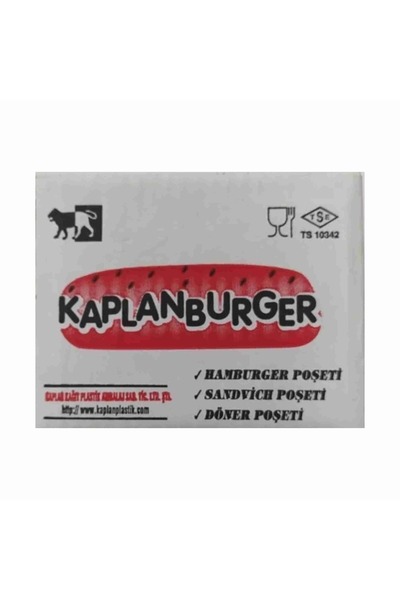 Kaplan HAMBURGER POŞETİ - BURGER KILIFI