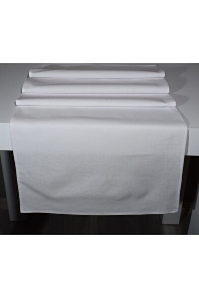 paris in paris Runner 40x140 Cm 1st Țesătură de in de rață de calitate Culoare albă Țesătură fără urme