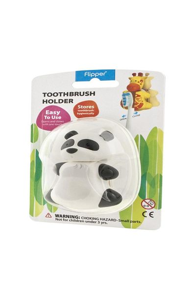 R.O.C.S. Flipper Animal Series Toothbrush Container-Panda