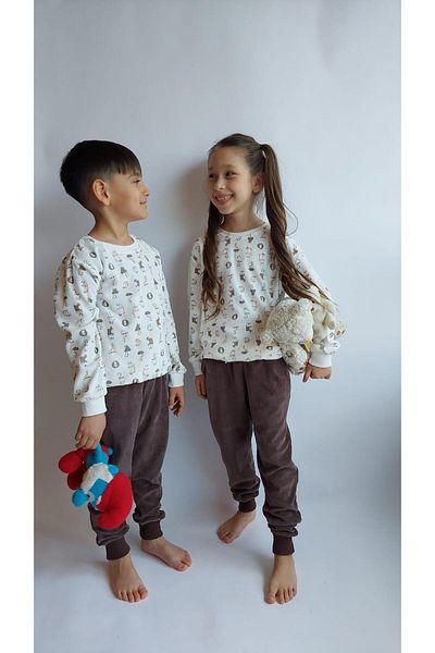 QUB CLUB Unisex Σετ Παιδικές Πιτζάμες