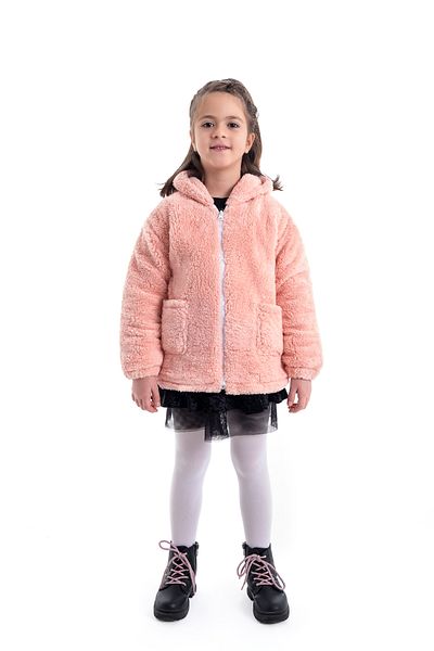 PANCHY CANKY Wellsoft Eared Hooded Girl's Coat