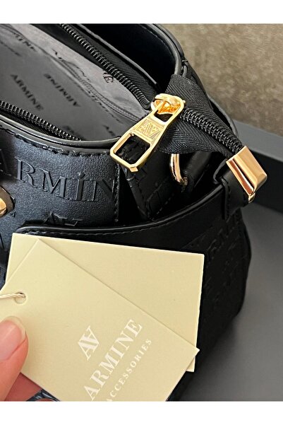 Armine ARM.172.LZ Armine Special Color Konbin Leather Handbag Designed as a Hand and Arm Bag