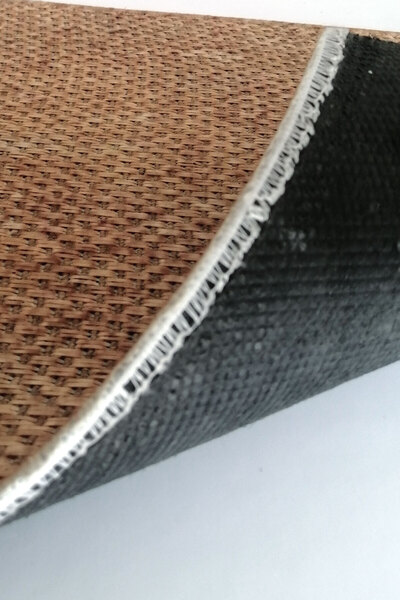 Vagonik Jute Detailed PVC Based Thick Door Mat with Pharmacy Logo 45x75