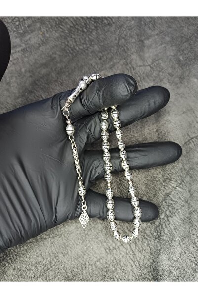 Mos Tespih Gümüş Benzetme Ağır Metal Tesbih