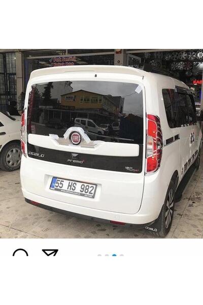 FiberAksesuar FİAT DOBLO 2010-2022 BEYAZ SPOİLER