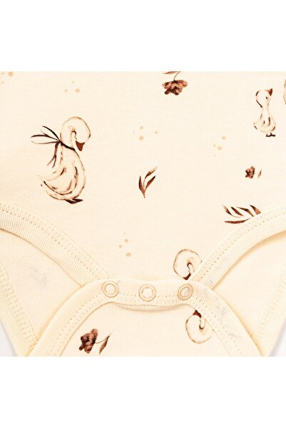 Tiffany Mother Swan Organic Theme Long Sleeve Baby Body 56011