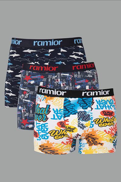 Ramior Ανδρικό Σετ Μπόξερ 3 τεμαχίων My Colorful World