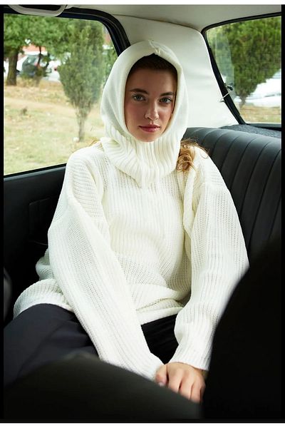 EKstore Knitwear Headboard Balaclava Beanie Knitted Headboard