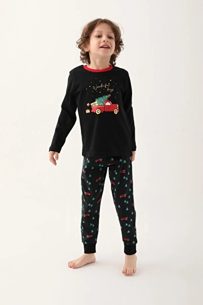 Arnetta 100% cotton long-sleeved boy's pajamas suit 2751