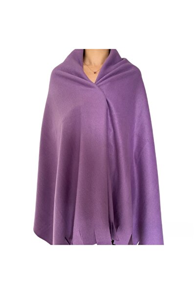 LinaByUgurr Şal pentru umăr din lână de iarnă, cu textura moale, cu umăr gros...