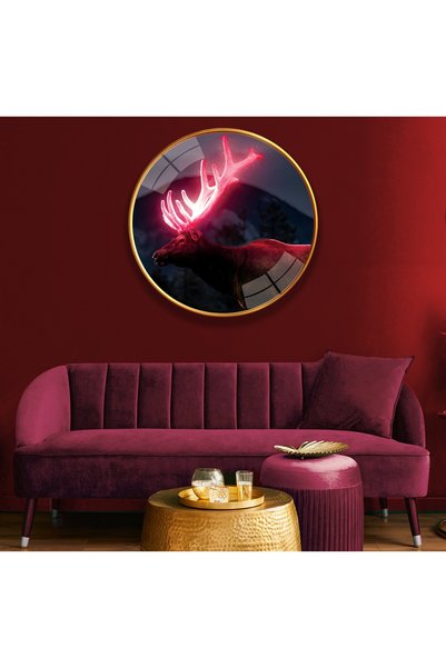 EMYA HOME Pictură pe sticlă de cerb